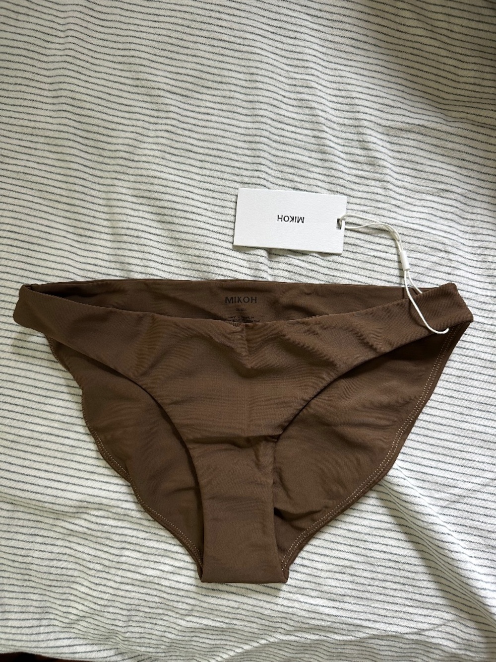 Mikoh Zuma 2 Bikini Bottom — Kombu (S, Brown)